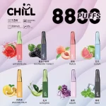 【10種口味】CHILL 8800口一次性 趣味鴨嘴獸設計