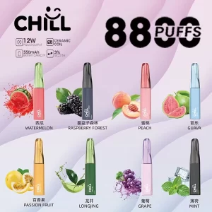 【10種口味】CHILL 8800口一次性 趣味鴨嘴獸設計