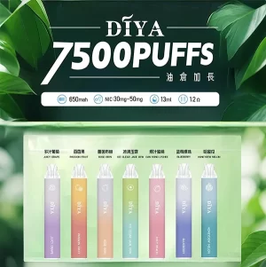 【15種口味】叮啞DIYA 7500口拋棄式/一次性 台灣現貨