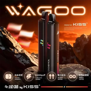 【12種口味】WAGOO&Kis5 6500口拋棄式 自由混搭雙口味 雙芯組合